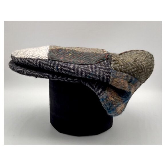 Mizen Head 100% Wool Plaid Newsboy Snap Cap-Vintage - Picture 6 of 6